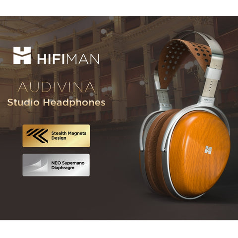 HIFIMAN Audivina Closed-Back Headphone Designed for Studio Pros and Hobbyists