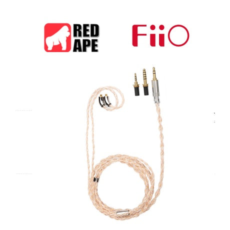 Fiio LC-RE Pro 2.5 4.4mm Balanced 3.5 Single Earphone MMCX/0.78 Upgrade Silver Copper Cable