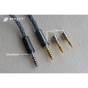 Effect Audio ARES S SIGNATURE SERIES 2pin 0.78 UP-OCC Copper Litz Balanced Cable with or without Term X Connection