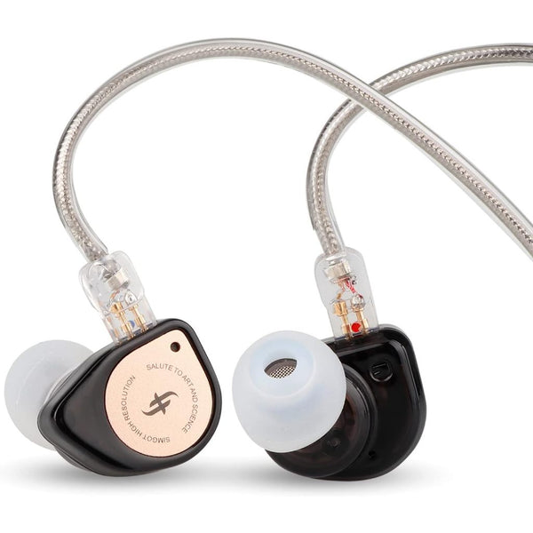 SIMGOT EW100 or EW100P 10mm Dynamic Driver in-Ear Monitors, Dual Cavity IEM with or without Microhpone