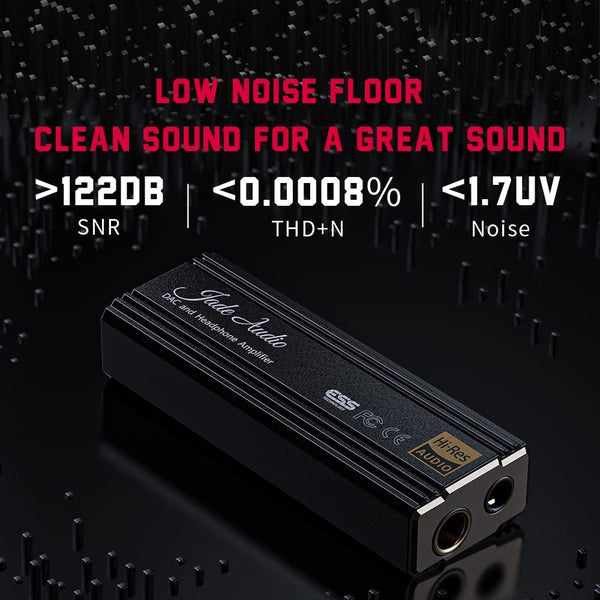 FiiO JadeAudio KA3 Headphone Amps Tiny Amplifier USB DAC High Resolution Supports 32bit/768kHz and DSD512 Headphone Outputs 3.5mm/4.4mm for Smartphones/Laptop/PC/Players