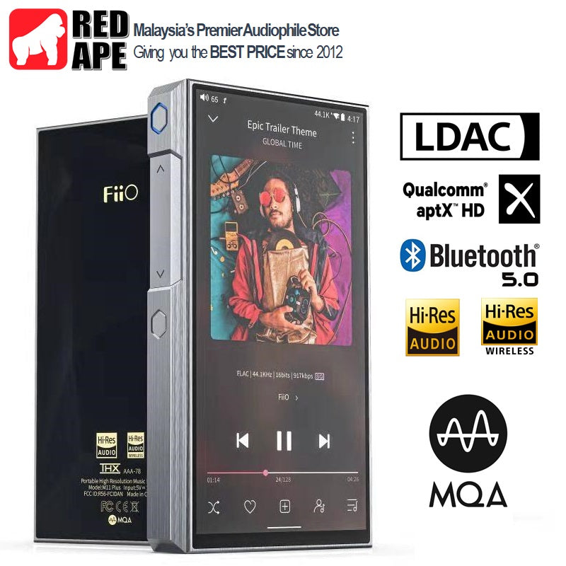 FiiO M11 Plus ESS High Resolution Audio Player – Red Ape Headphone