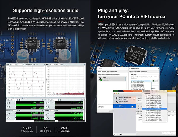 Topping E30 II DAC Preamp Audio Decoder (2022)
