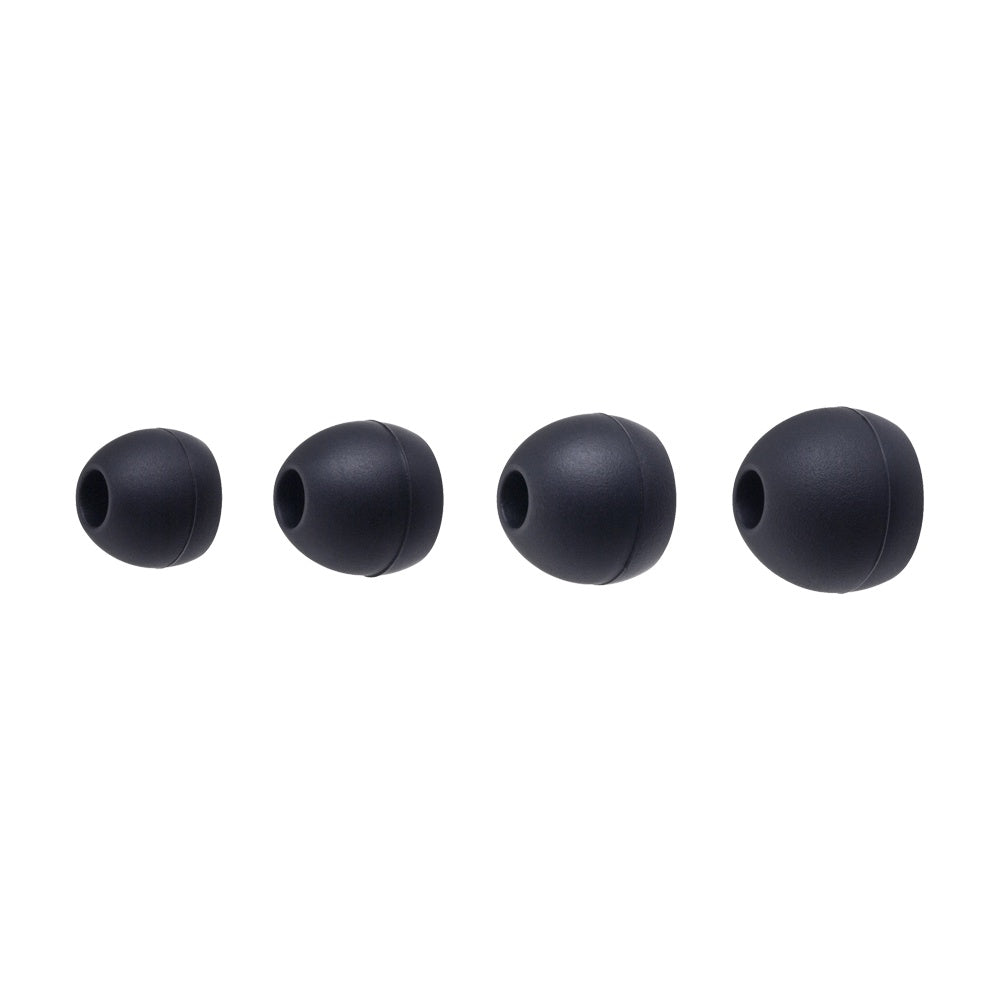 Audio Technica Finefit, Silicone Replacement Eartips (4 Pairs): with XS, Small, Medium and Large Eartip (Fine fit)