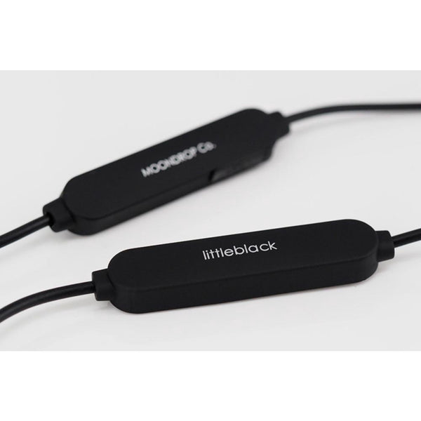 Moondrop Littleblack, Neckband Bluetooth Cable: with AptX Support Bluetooth 5.0 Cable (Littleblack)