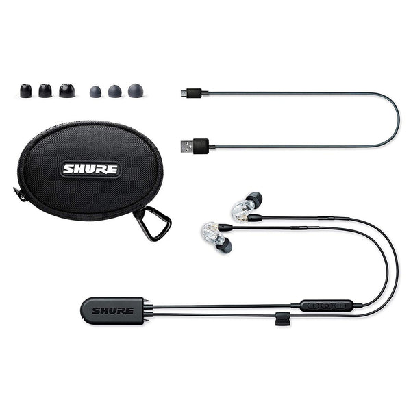 Shure SE215, Wireless In-Ear Monitors: Year 2020 Version with Bluetooth 5.0 Sound Isolating Earphones IEM