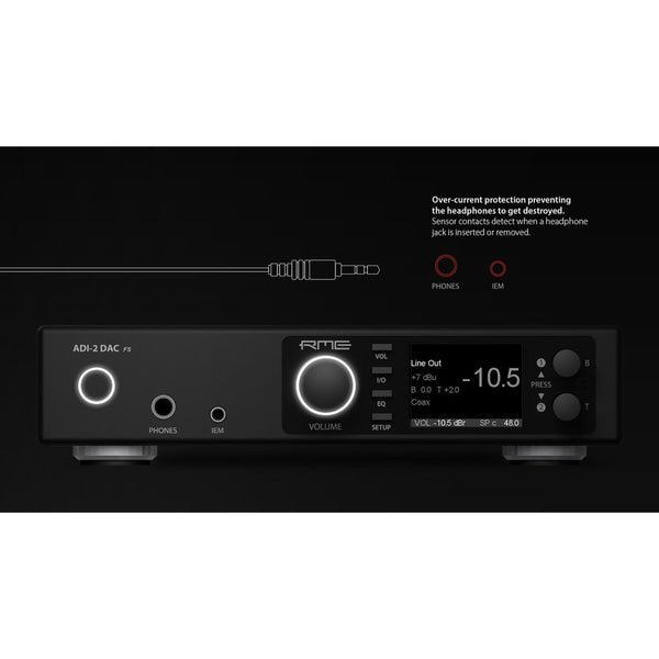 RME ADI-2 DAC, DAC and Amplifier: ESS FS Ultra-Fidelity PCMDSD 768 kHz, Premium DAC/AMP (ADI 2)