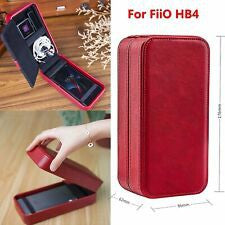 FiiO HB4, Custom Leather Storage Case: Dustproof Protection Mini Travel Portable Carrying Box Case (HB 4)