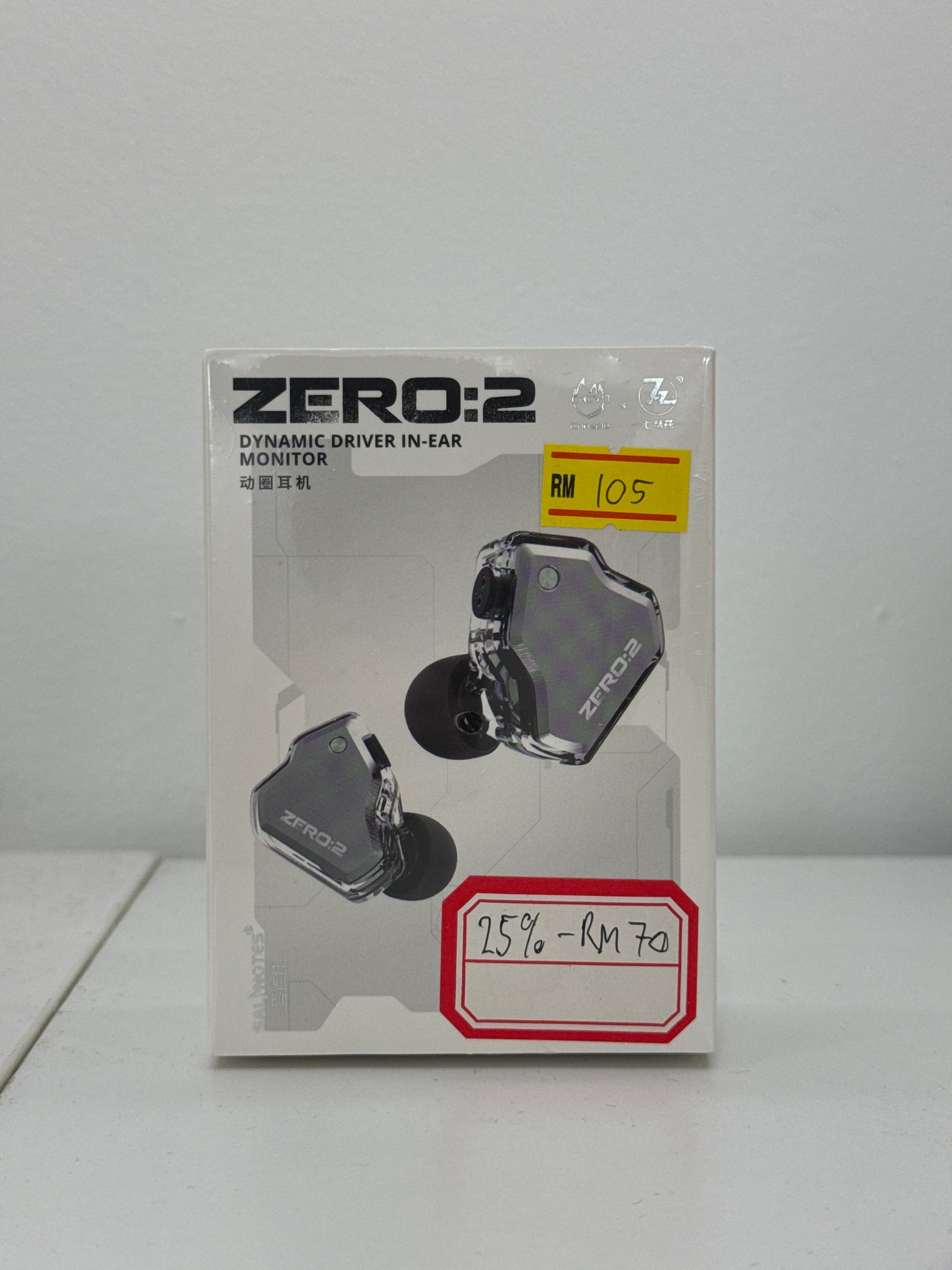 Clearance: 7Hz x Crinacle Zero 2 (Silver)