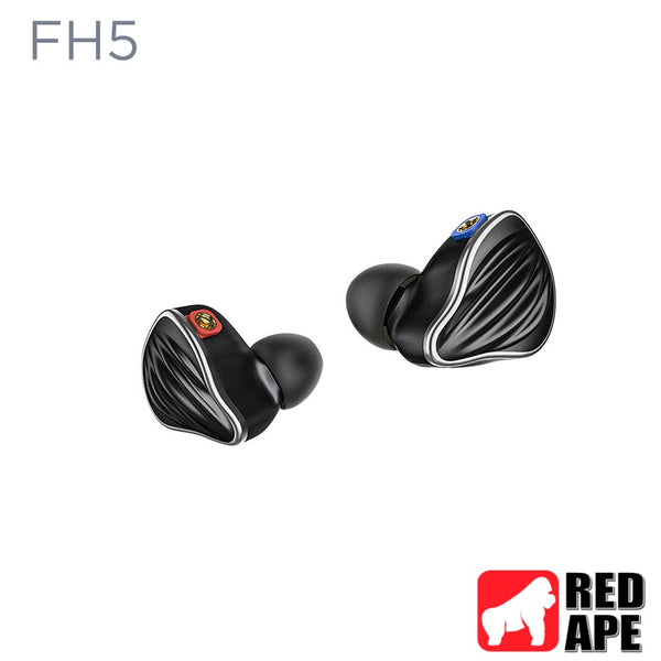 FIIO FH5, Hybrid Driver In-Ear Monitors: High-Resolution with Quad Balanced and Dynamic Drivers IEM (FH 5)