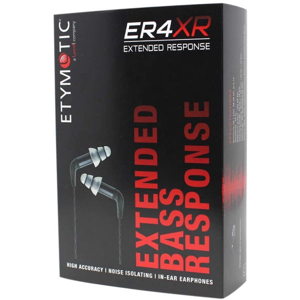 Etymotic Research ER4XR, In-Ear Monitors: Extended Response Precision Matched IEM (ER4XR)