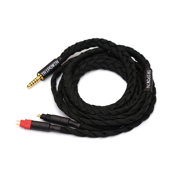 Tripowin GranVia, In-Ear Monitors Upgrade Cable: Handmade Replacement Cable for Sennheiser HD800HD650HD600 (GranVia)