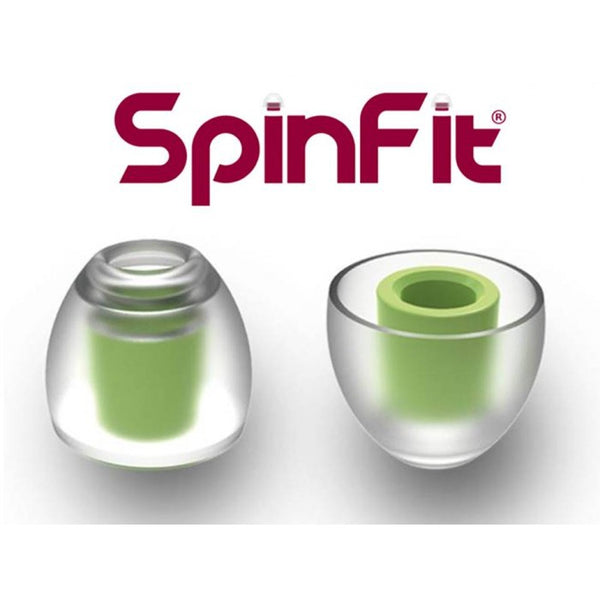 SpinFit CP145, Silicone Replacement Eartips: Patented 360-Degree Rotation Silicone for Enhanced Comfort (CP 145)