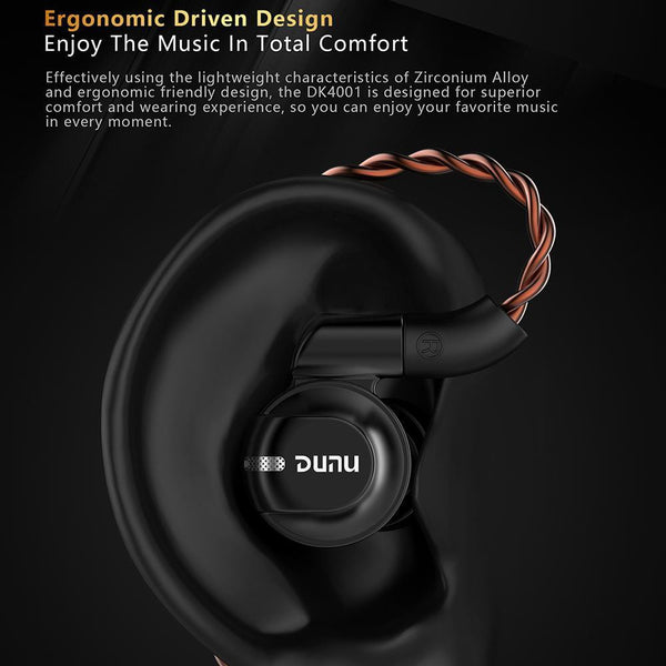 Dunu DK4001, Flagship In-Ear Monitors: Premium MMCX Earphones IEM (DK4001)