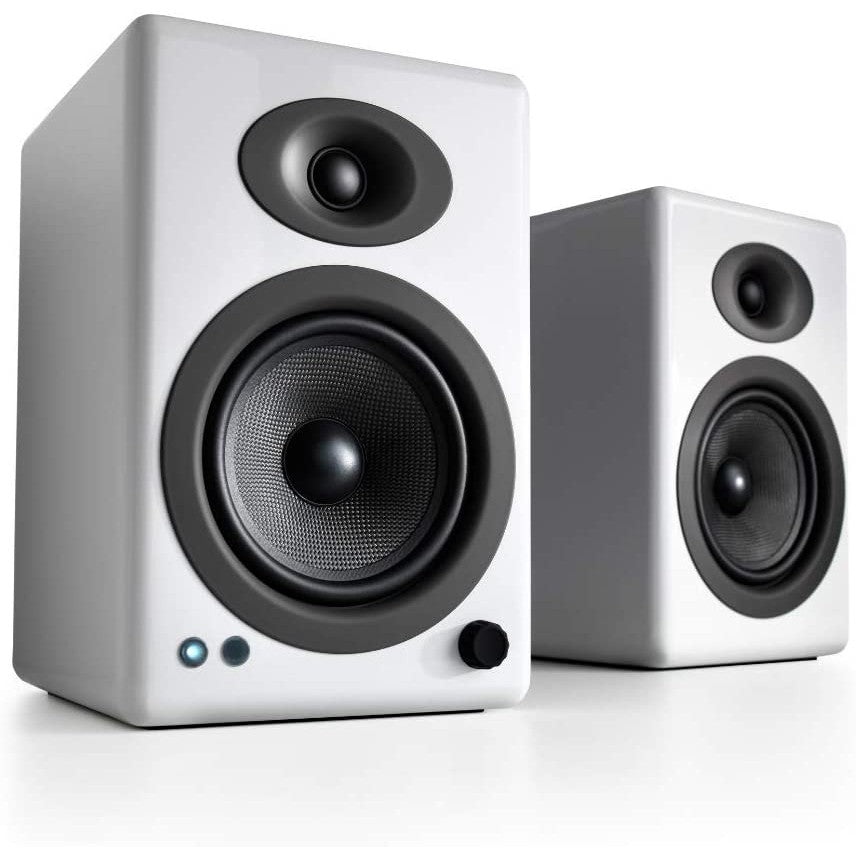 Audioengine A5+ Plus, Wireless Speaker: Desktop Monitor Speakers for Home Music System, aptX HD (A5+ Plus)