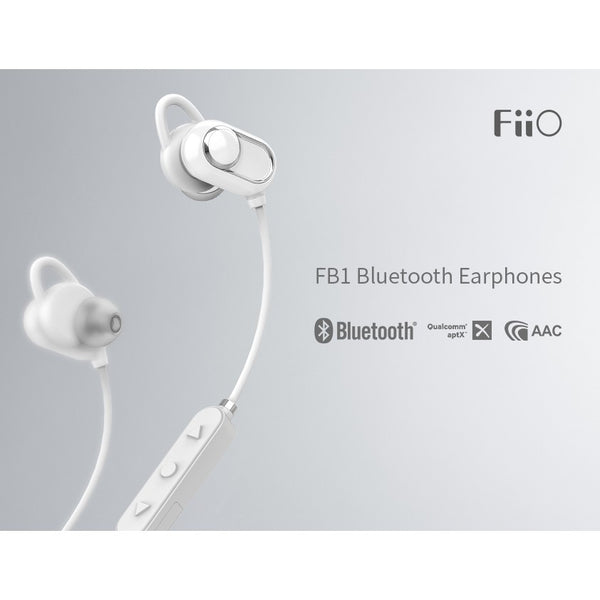 FiiO FB1, Wireless In-Ear Earphones: Stereo Bluetooth Earbuds with aptX, AAC, SBC, and Mic (FB 1)