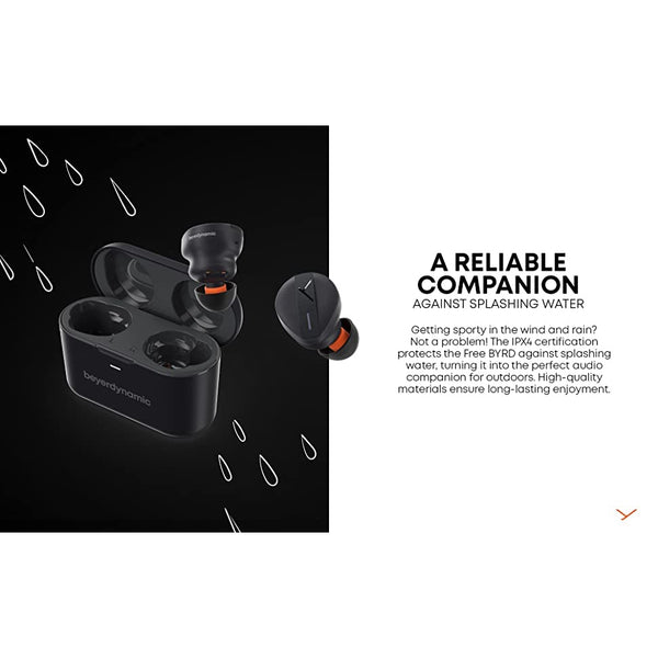 Beyerdynamic Free BYRD, True Wireless Earbuds: Black, Active Noise Cancelling TWS (Free BYRD)