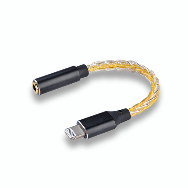 Jcally JM08L, Adapter DAC and Amplifier: Lt to 3.5mm, MFI Certified Portable Digital Audio Adapter DAC/AMP (JM08L)