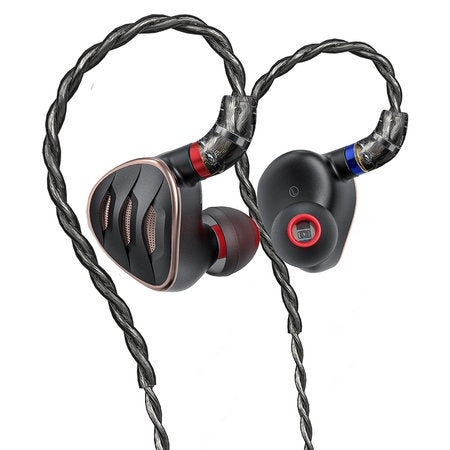 FiiO FH5s Pro, Hybrid Driver In-Ear Monitors: 2DD+2BA High-Res Earphones (Upgraded Ed with LC-RC Cable) (FH5 S)