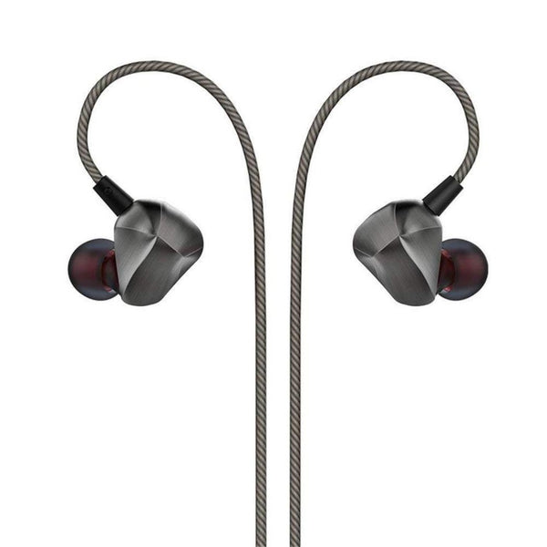 Auglamour F100, Dynamic In-Ear Monitors: Metal HiFi Bass Sport Earphones IEM (F 100).