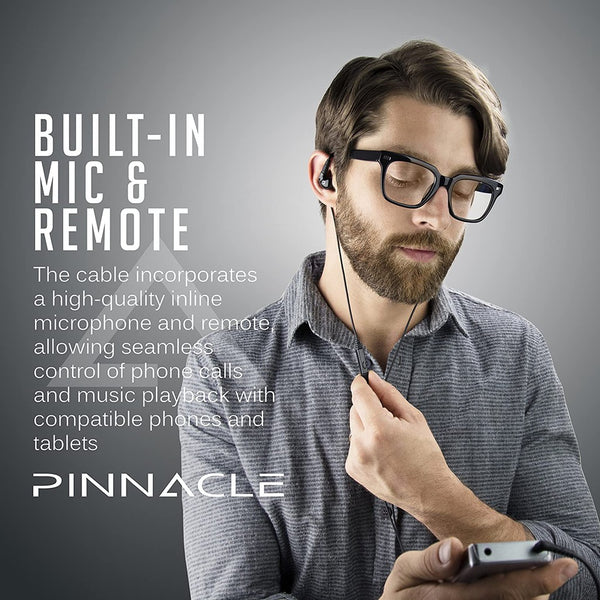 MEE Audio Pinnacle P2, In-Ear Monitors: High Fidelity Earphones with Detachable Cables (Pinnacle P2)