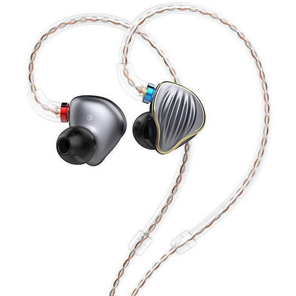 FIIO FH5, Hybrid Driver In-Ear Monitors: High-Resolution with Quad Balanced and Dynamic Drivers IEM (FH 5)