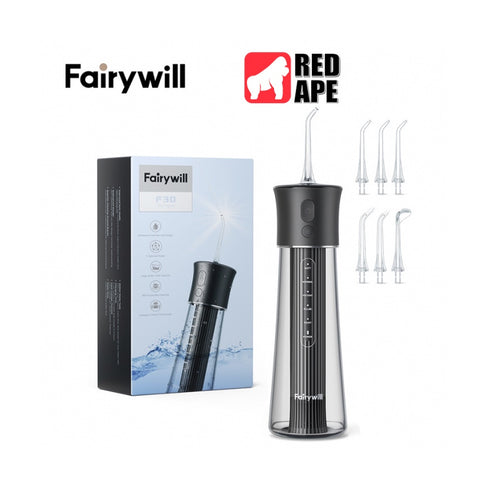 Fairywill F30, Oral Flosser: 5 Modes Rechargeable Water Floss Portable Dental Water Irrigator (F 30)