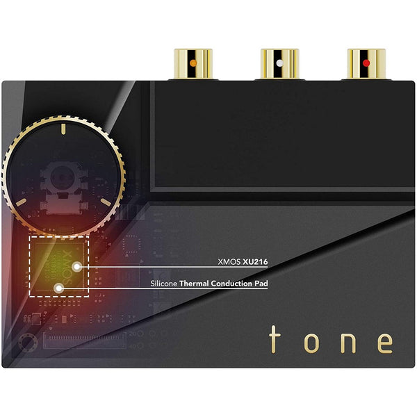 Khadas Tone 2 Pro, USB DAC & Headphone Amplifier: Balanced RCA Hardware MQA Decoding DAC/AMP (Tone 2 Pro)