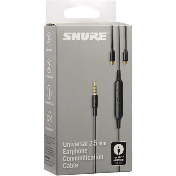 Shure RMCE-UNI, Remote Microphone Universal Cable: for SE Model Earphones (SE215, SE315, SE425, SE535, SE846) (RMCE UNI)