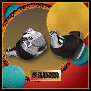 Campfire Saber, Hybrid In-Ear Monitors: 2022 Edition Earphones IEM (Saber)