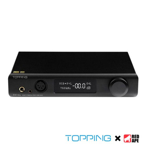 Topping DX7 Pro, DAC and Amplifier: ES9038Pro DAC, Bluetooth 5.0, 32Bit768kHz DAC/AMP (DX 7 Pro)