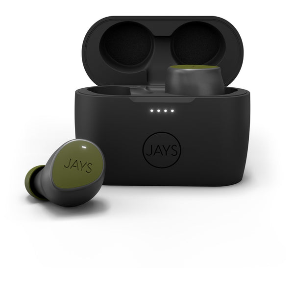 Jays m-Seven, True Wireless Earbuds: IPX5 Waterproof 39 Hours Battery Touch Control Bluetooth Earphones TWS (mSeven)