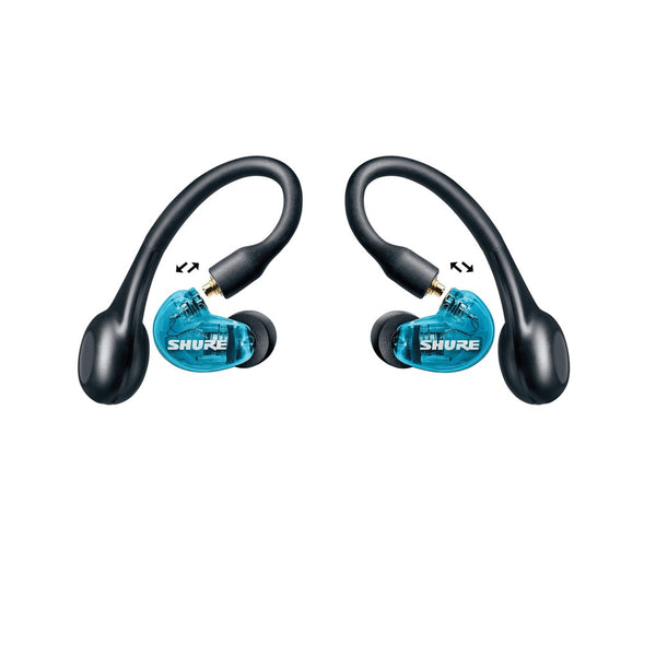 Shure Aonic 215, Sound Isolating Earphones: 2020 Special Edition Blue with Remote & Mic Wireless Earphones (Aonic 215)