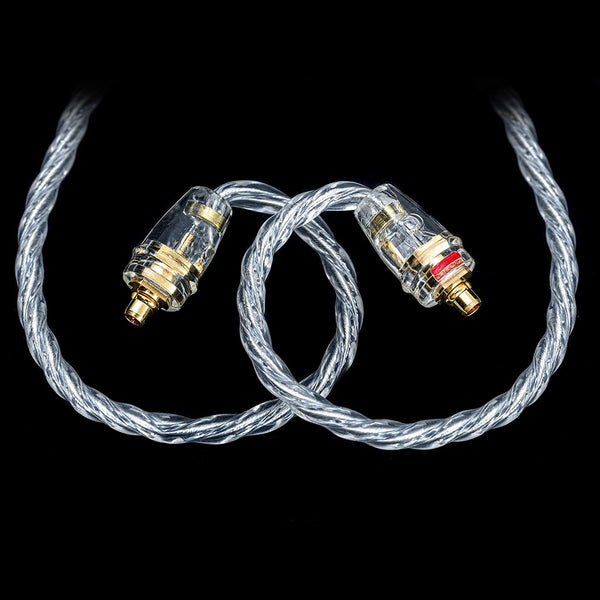 Meze Rai Penta,Silver Plated Upgrade Cable: MMCX 4.4MM Earphone Replacement Cable (Rai Penta)