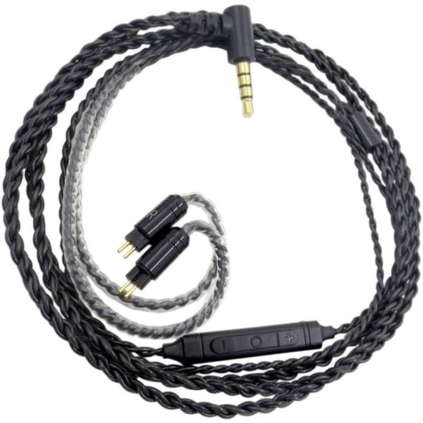 Jcally JC16S, Microphone Upgrade Cable: 5N OFC Copper, 16-Core, 2Pin 0.78mm MMCX, 3.5mm with Microphone Cable (JC 16S)