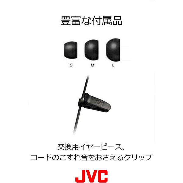 JVC HA-ETX30, Waterproof Sports Wired Earphones: Sweat-Resistant, High-Durability for Active Use Earphone (HA ETX30)