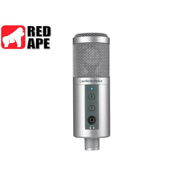 Audio Technica ATR2500-USB, Condenser Microphone: USB Connectivity for Clear Audio Recording (ATR 2500)