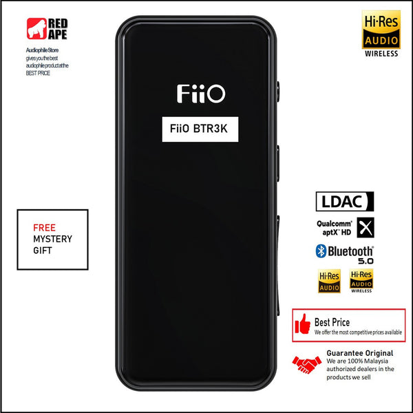 FiiO BTR3K, Portable Bluetooth Receiver, DAC and Amplifier: with Balance 2.5mm Output Portable Bluetooth DAC/AMP(BTR 3K)