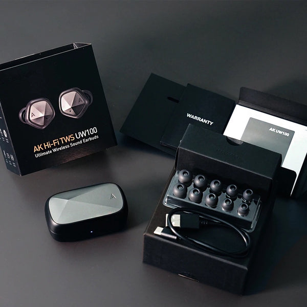 Astell&Kern UW100, True Wireless Earbuds: Premium In-Ear Wireless Bluetooth Earbuds TWS (Astell & Kern UW100)