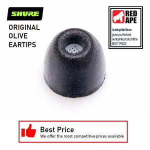 Shure Olive EABKF1, Foam Replacement Eartips (Medium Size): For Shure, Westone, Etymotic, Phonak Ear Tips (F1)