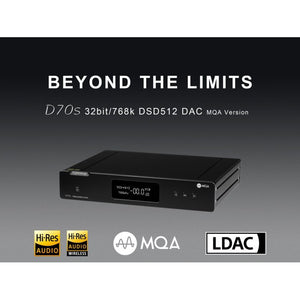 Topping D70S, MQA DAC with Preamplifier: Dual AK4497, Bluetooth 5.0, 32-bit768kHz DAC (D70S)