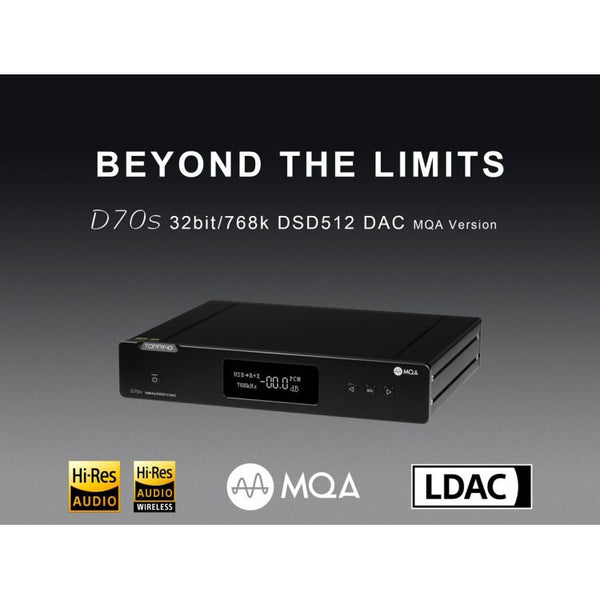 Topping D70S, MQA DAC with Preamplifier: Dual AK4497, Bluetooth 5.0, 32-bit768kHz DAC (D70S)