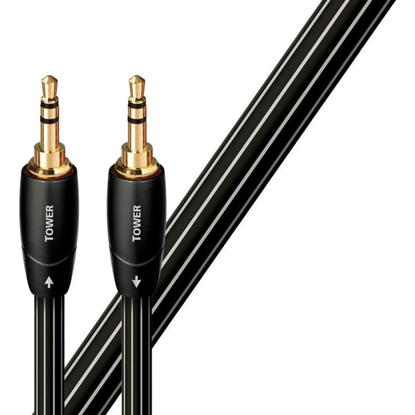 Audioquest Tower, 3.5mm to 3.5mm Interconnect Cable (1.5m): Auxiliary Cable (Tower)