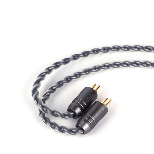 Tripowin Grace, In-Ear Monitors Upgrade Cable: with Microphone, Detachable Silver-Plated OFC Cable (Grace)