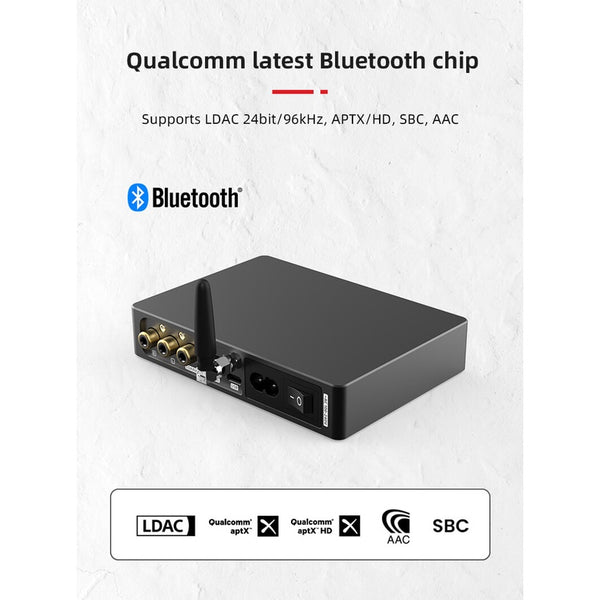 SMSL SU-6, Desktop Digital-to-Analog Converter: Bluetooth 5.0 LDAC Stereo Bluetooth and USB Decoding DAC (SU6, SU 6)