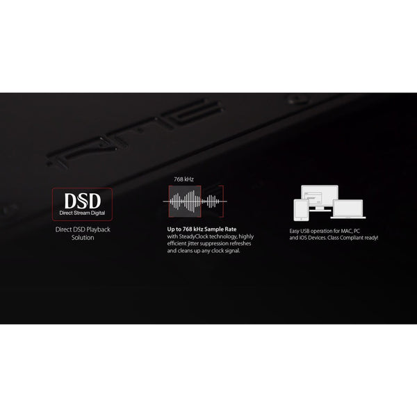 RME ADI-2 DAC, DAC and Amplifier: ESS FS Ultra-Fidelity PCMDSD 768 kHz, Premium DAC/AMP (ADI 2)