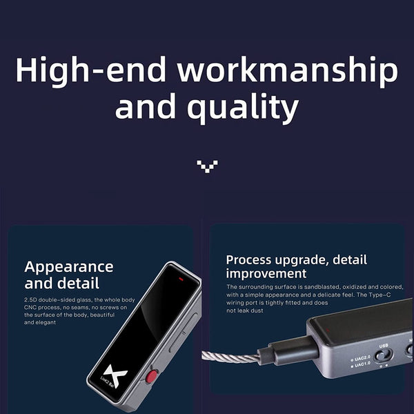 xDuoo Link2 Bal, Portable DAC and Amplifier: Balanced Headphone Amplifier with CS43131 Chip USB DAC/AMP (Link2 Bal)