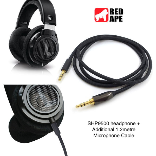 Philips SHP9500, Open Back Headphones: Hi-Res Audio with 3-Meter Long Headset (SHP 9500)