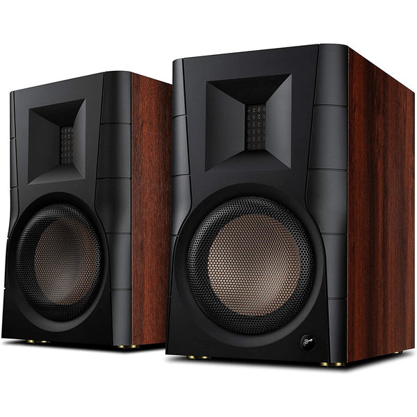 Hivi Swans D300, Powered Bookshelf Speaker: Active Bluetooth 5.0 for TV, Turntable, PC Speaker (D 300)