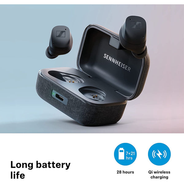 Sennheiser Momentum True Wireless 3, True Wireless Earbuds: Adaptive Noise Cancelling, 28-Hour Playback TWS (MOMENTUM 3)